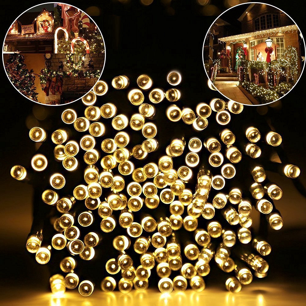 Dây đèn LED OSIDEN sử dụng năng lượng mặt trời chống thấm nước độ dài tùy chọn dùng trang trí lễ hội
