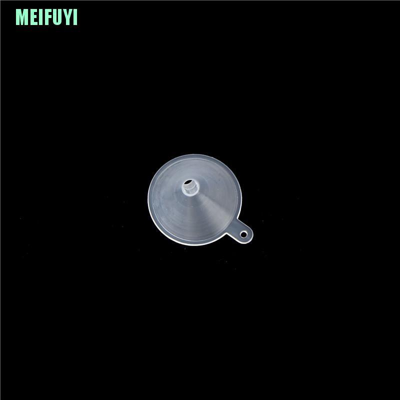 Set 10 phễu nhựa mini trong suốt tiện dụng cho nhà bếp