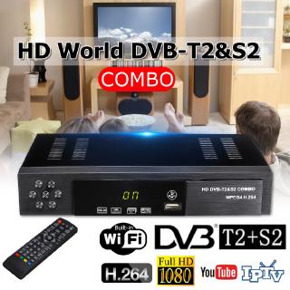 Đầu thu sóng TV DVB S2 T2 DVB-S2 DVB-T2 cổng USB 2.0