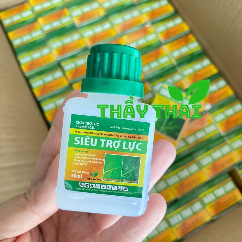 Siêu trợ lực Enomil 30SC [MƯA KHÔNG TRÔI THUỐC] bám dính cực mạnh, lan toả thuốc tránh đọng thành từng giọt, bám dính