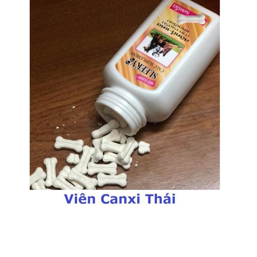 Hanpet.GV- (1 lọ) Bổ Sung Canxi Calcium Phophorus (2 loại) Cho Chó giúp khỏe mạnh chắc xương