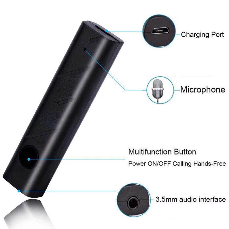 Bộ thu tín hiệu âm thanh Bluetooth không dây 3.5mm