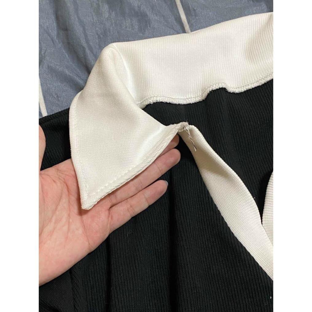 Váy Body Nữ, Váy Polo Cổ Trắng Khoét Ngực Siêu Xinh Hàng Loại 1 | BigBuy360 - bigbuy360.vn