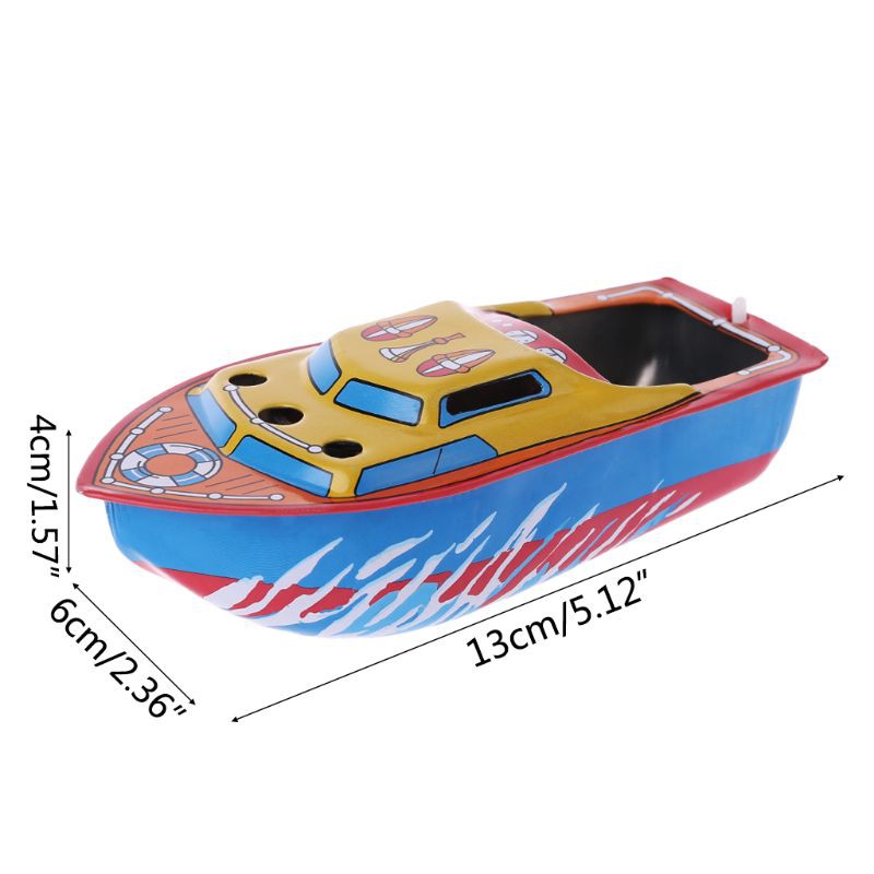 Bộ đồ chơi thuyền kim loại chạy bằng hơi nến nhiều màu sắc cho bé