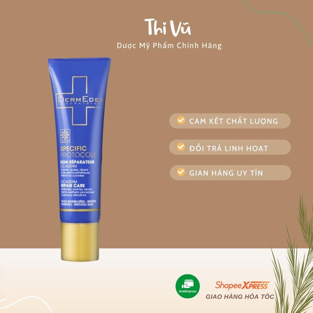 Kem dưỡng ẩm phục hồi da Dermeden Specific Protocole Repair Treatment 30ml - Thi Vũ