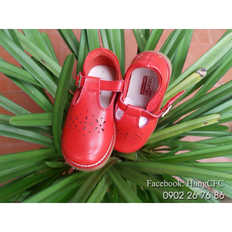 Giày da thật bé gái