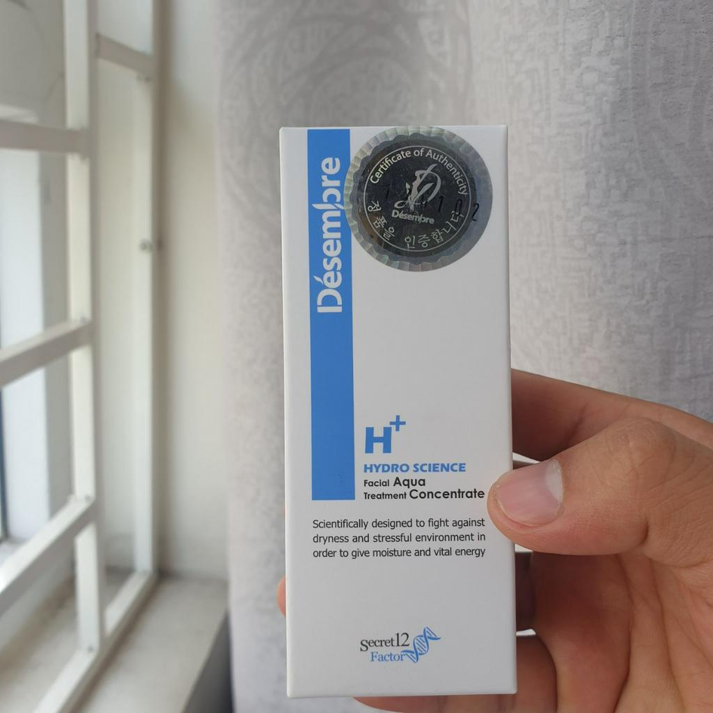 Tinh Chất Huyết Thanh Cô Đặc Cấp Ẩm Desembre Hydro Science Facial Aqua Treatment Concentrate 30ml