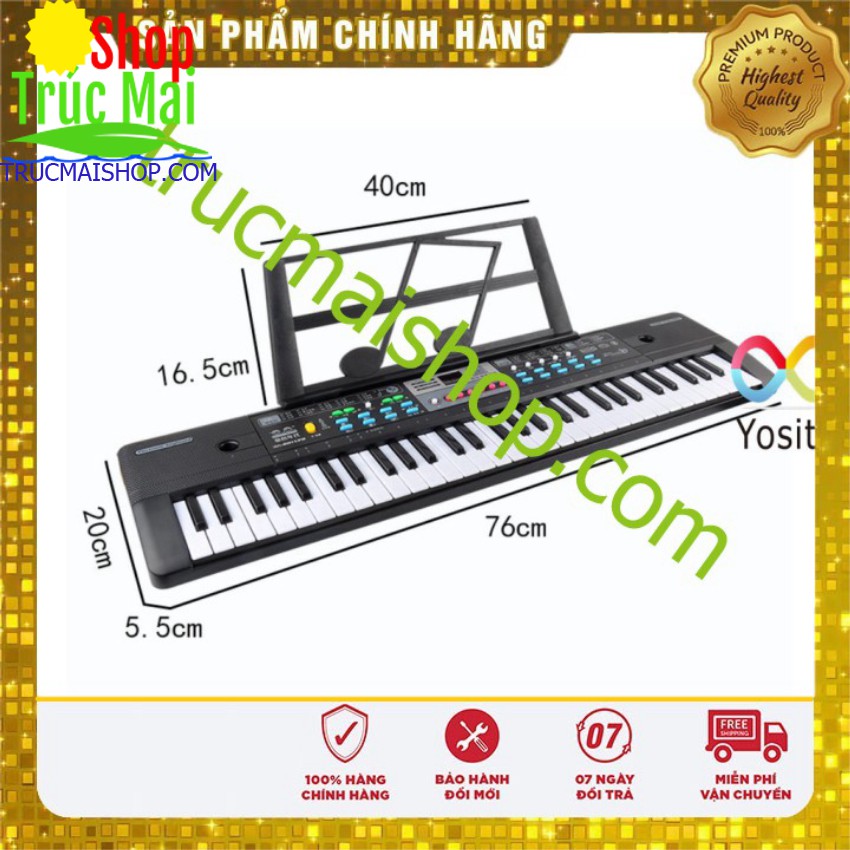 đàn cho bé Đàn Piano Đàn Điện Tử 61 Phím Kèm mic Cho Bé Đàn Organ