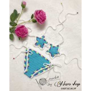 (HÀNG CÓ SẴN) BỘ BIKINI SAO BIỂN CHO BÉ