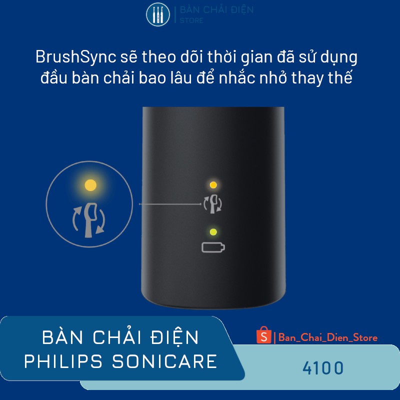 Bàn Chải Đánh Răng Điện Philips Sonicare 4100