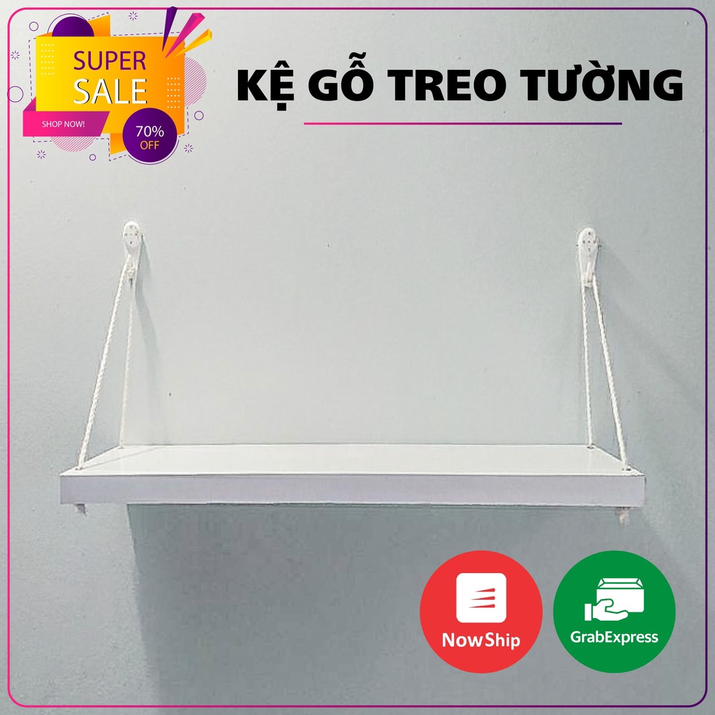 Kệ gỗ dây thừng, kệ để đồ đa năng, decor phòng được chọn màu,sang chảnh kệ treo đồ nhà tắm