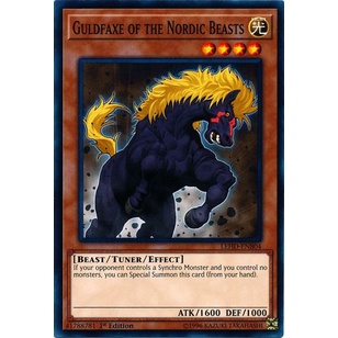 Thẻ bài Yugioh - TCG - Guldfaxe of the Nordic Beasts / LEHD-ENB04'