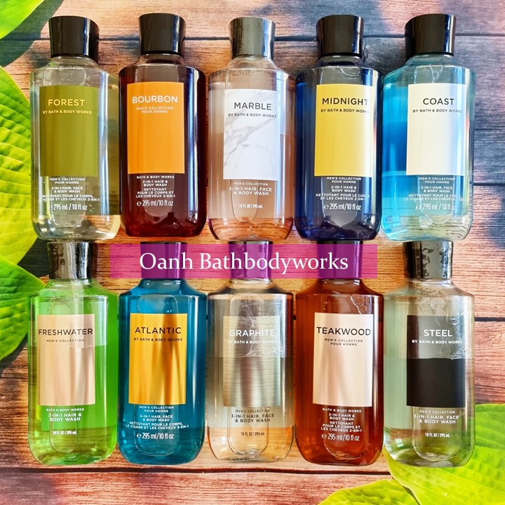 [Đủ mùi] Sữa tắm Nam Bath &amp; Body Works (Auth)