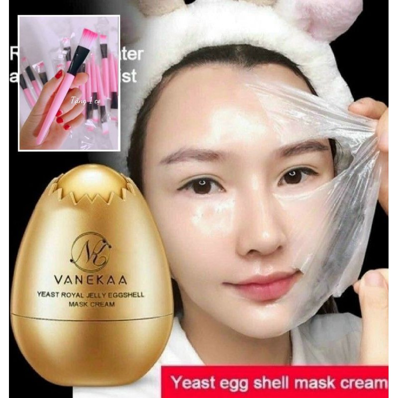 Mặt nạ lột trứng vàng vanekaa thái lan bổ sung collagen