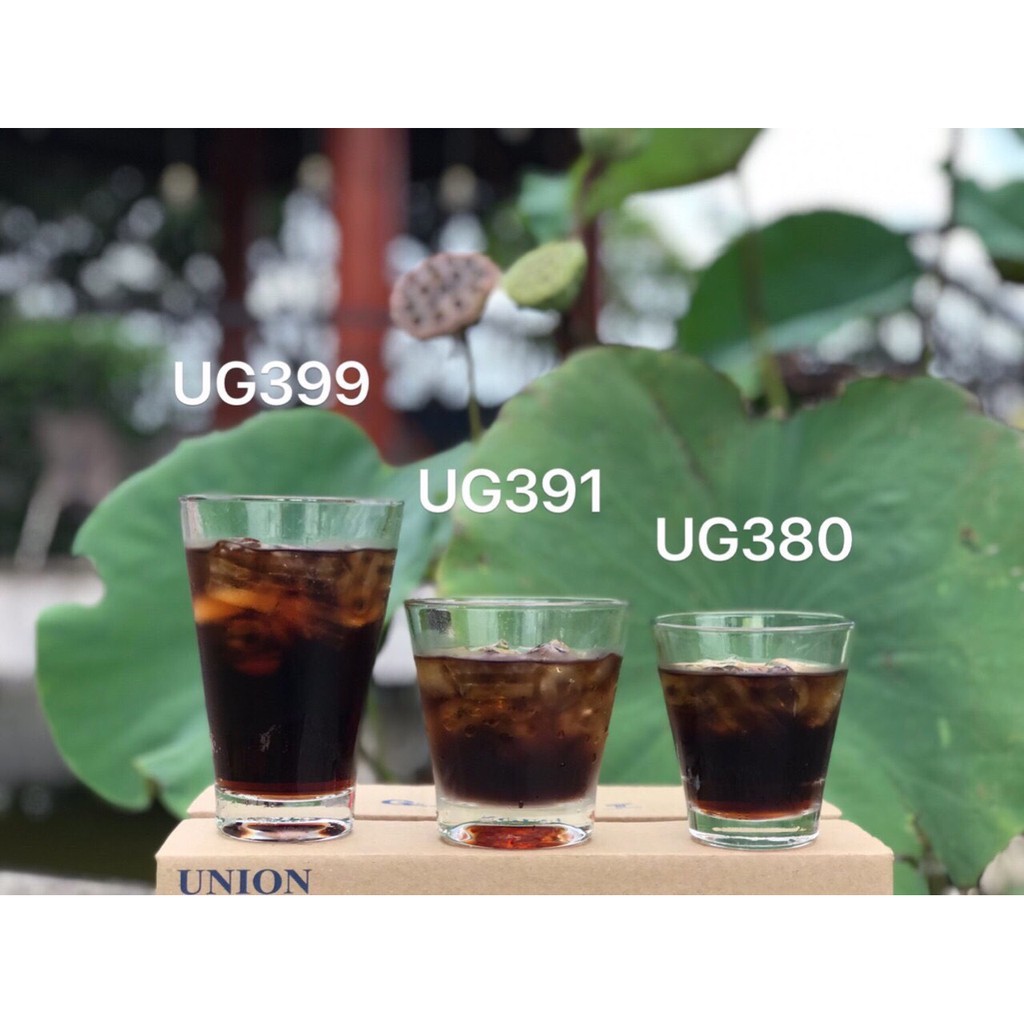 [Sỉ] Bộ 6 Cốc Ly Lùn Loe cafe cộng cốt dừa sinh tố UG380-UG391-UG399 Thái Lan các cỡ đẹp cao cấp