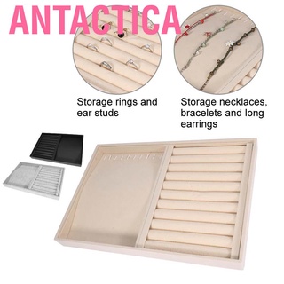 Antactica Trang Sức Màn Hình Khay Vòng Tay Vòng Bông Tai Vòng Cổ Giá Đỡ Đĩa Bảo Quản