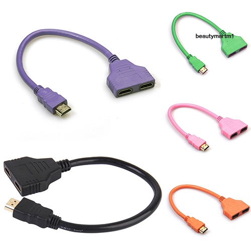 Cáp Chuyển Đổi 1080p Hdmi Sang 2 Đầu Vào 1 Đầu Ra | BigBuy360 - bigbuy360.vn