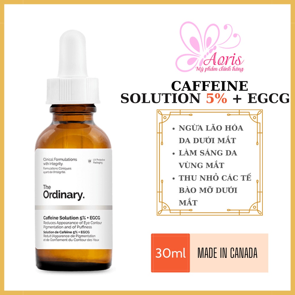 The Ordinary - Caffeine Solution 5% + EGCG - Serum Quầng Thâm Mắt