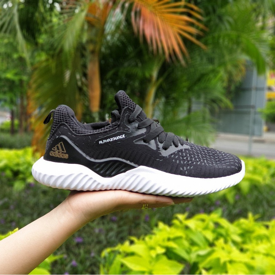 [KÈM HỘP] GIÀY ADIDAS ALPHABOUNCE NAM ĐEN