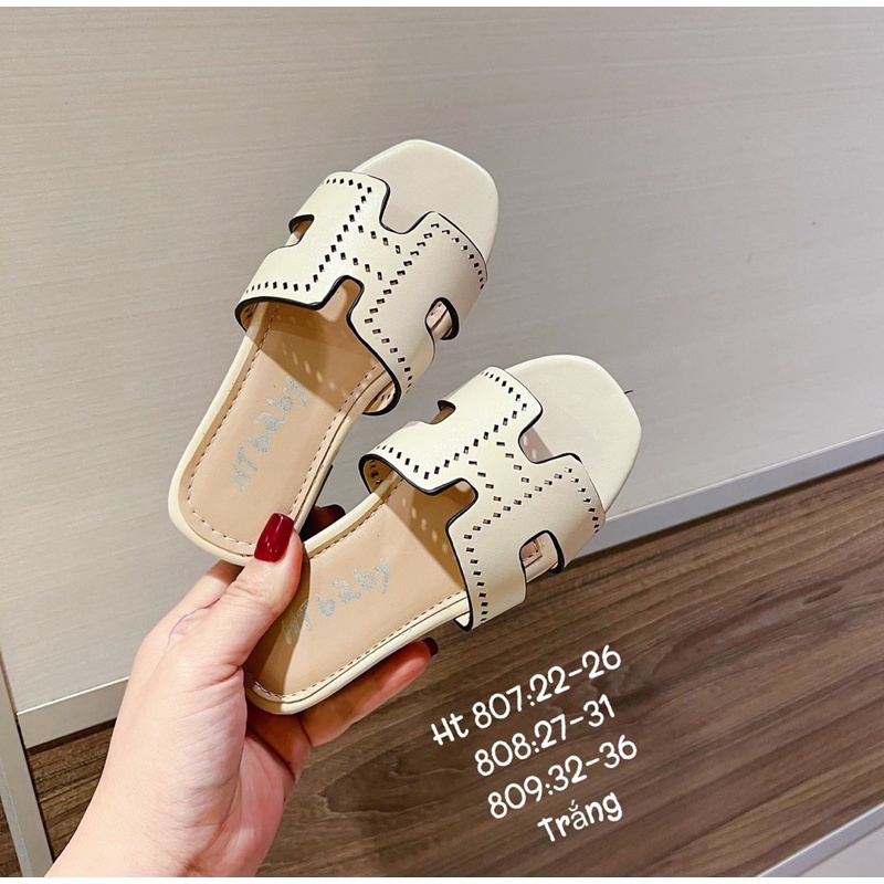 Dép lê Hm cho bé gái, hàng loại đẹp,ảnh thật shop chụp