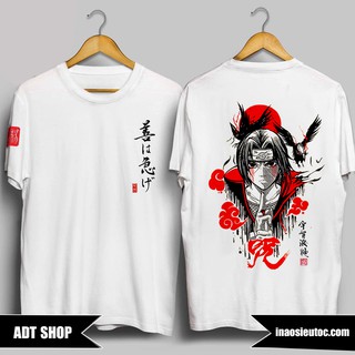 🔥Áo thun Itachi uchiha🔥 🔥FLASH SALE🔥 Áo phông in hình Itachi naruto đẹp cực HOT giá siêu rẻ