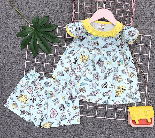 Bộ bé gái babydoll size đại từ 20-40kg