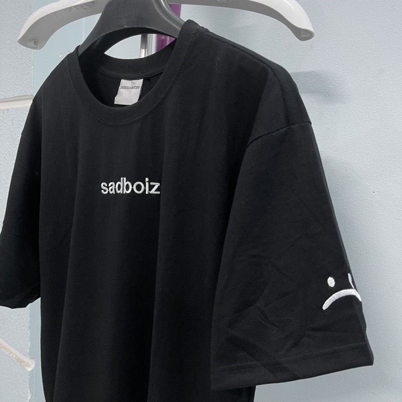 Áo Thun Tay Lỡ Dáng Rộng Sadboiz Mặt Buồn Unisex Local Brand | BigBuy360 - bigbuy360.vn