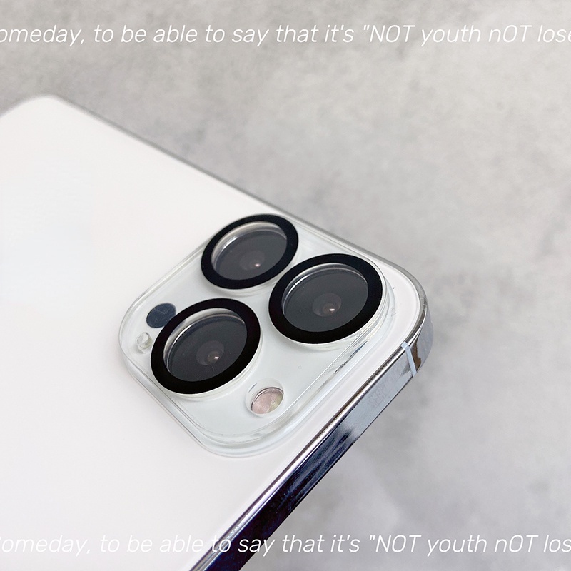 Kính cường lực bảo vệ camera 100D thích hợp cho Apple Iphone 14 pro max  13 12 Mini 11 Pro Max X XS 6 7 8 6S Plus