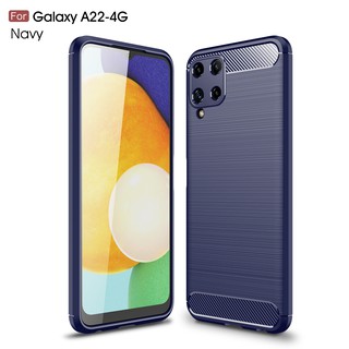 Ốp điện thoại mềm họa tiết sợi carbon dành cho Samsung Galaxy A22 4g/ F52 5g