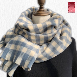 Khăn quàng cổ - Khăn choàng cổ caro len nam nữ lông mịn dệt kim không xù ulzzang Hàn Quốc Re1925 Studio KCR02