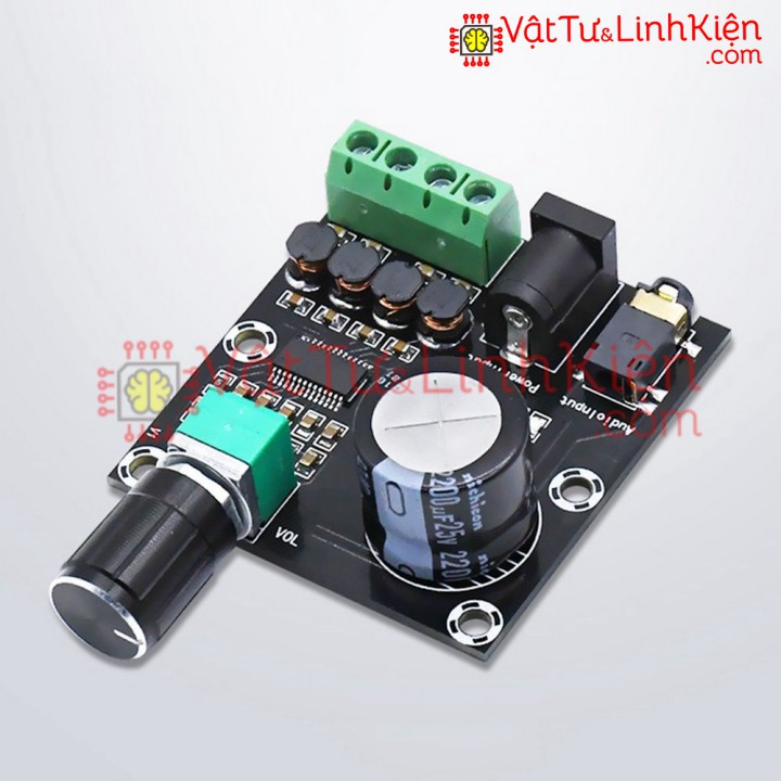 Mạch khuếch đại công suất kỹ thuật số hai kênh 2x15W DC 8-24V XH-A230