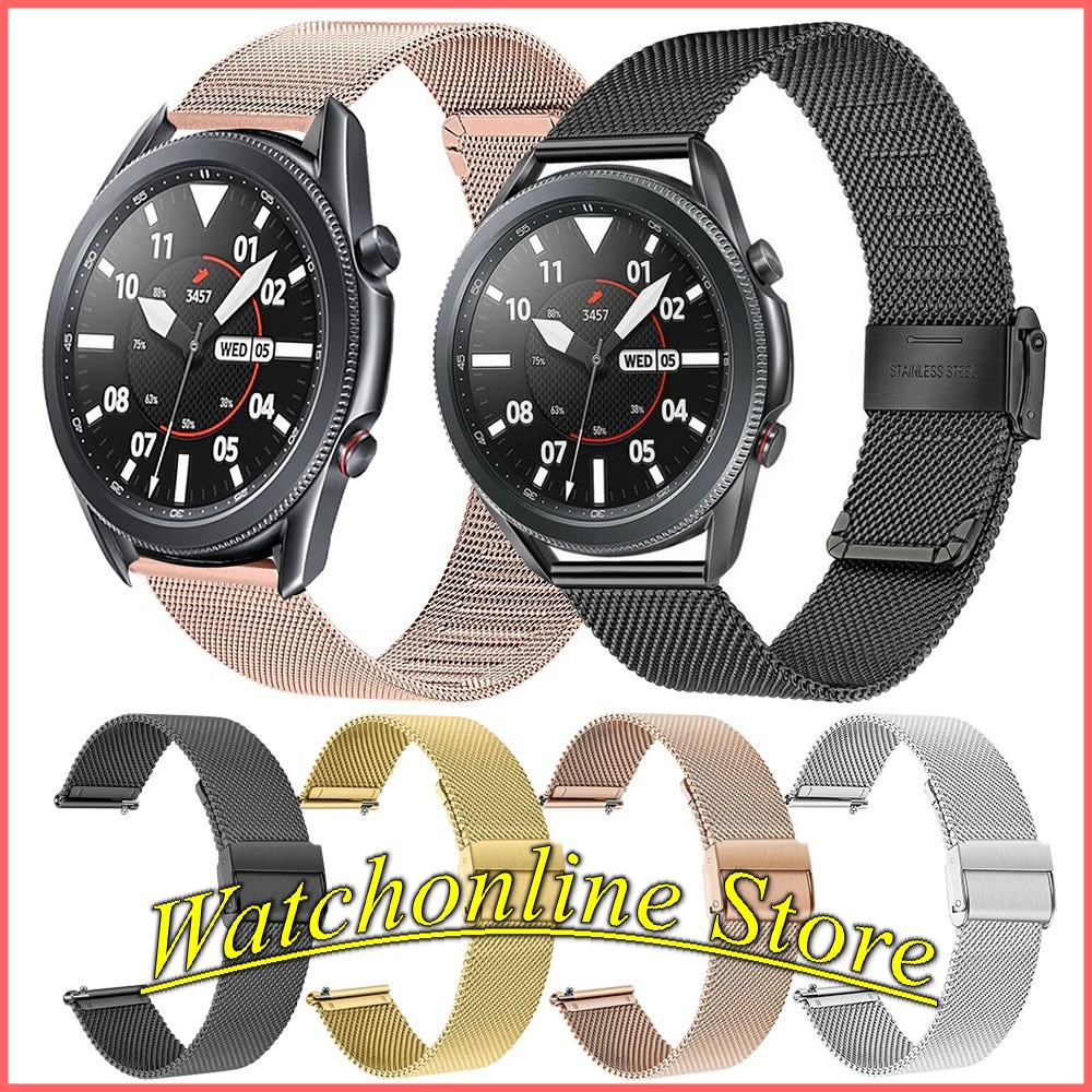 Dây Mesh dành cho Samsung Galaxy Watch 3 41mm / 45mm 20mm 22mm