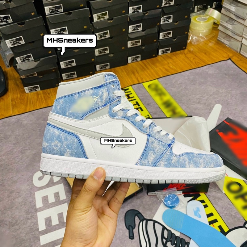 Giày bóng rổ JD1 hyper royal xanh da lộn mới (ảnh thật+full box)