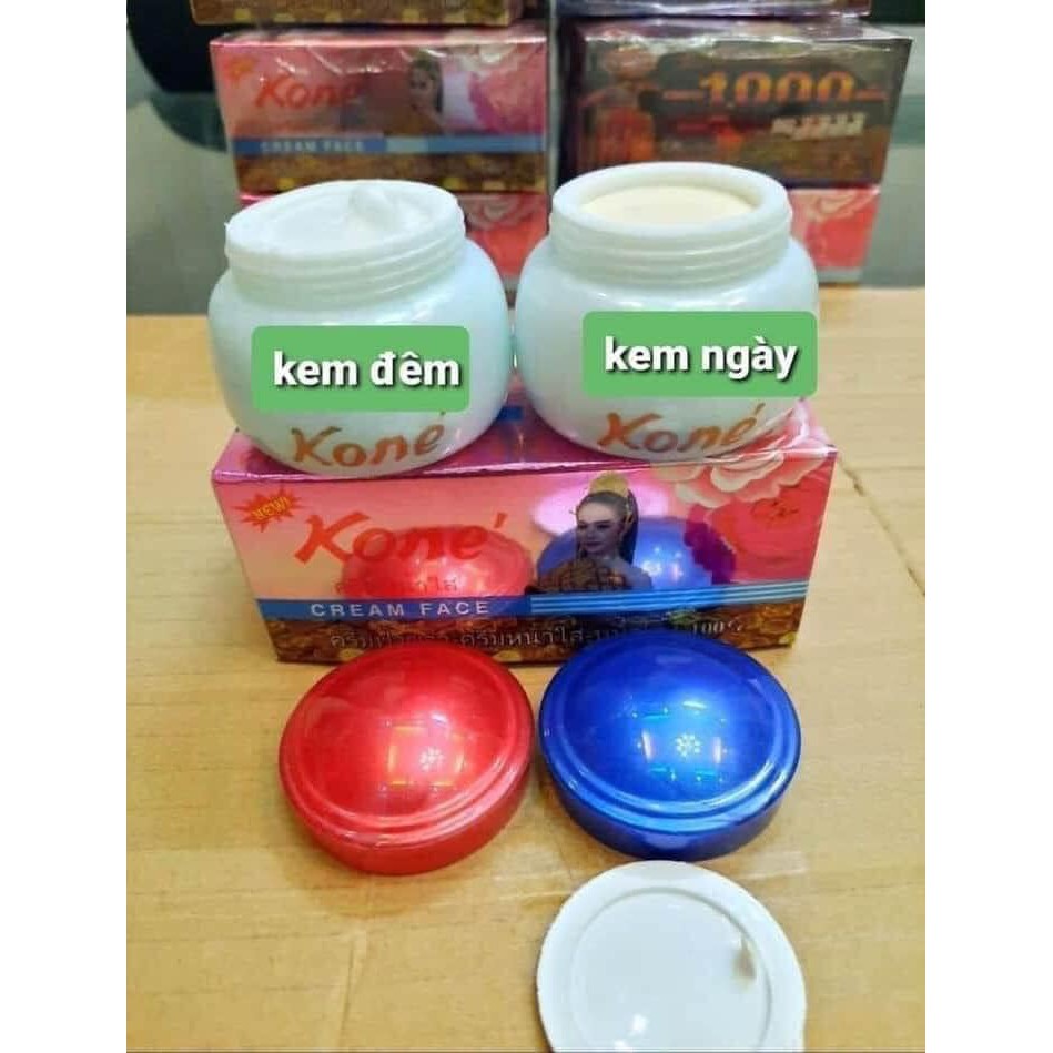 bộ kem cặp kone nám trắng da
