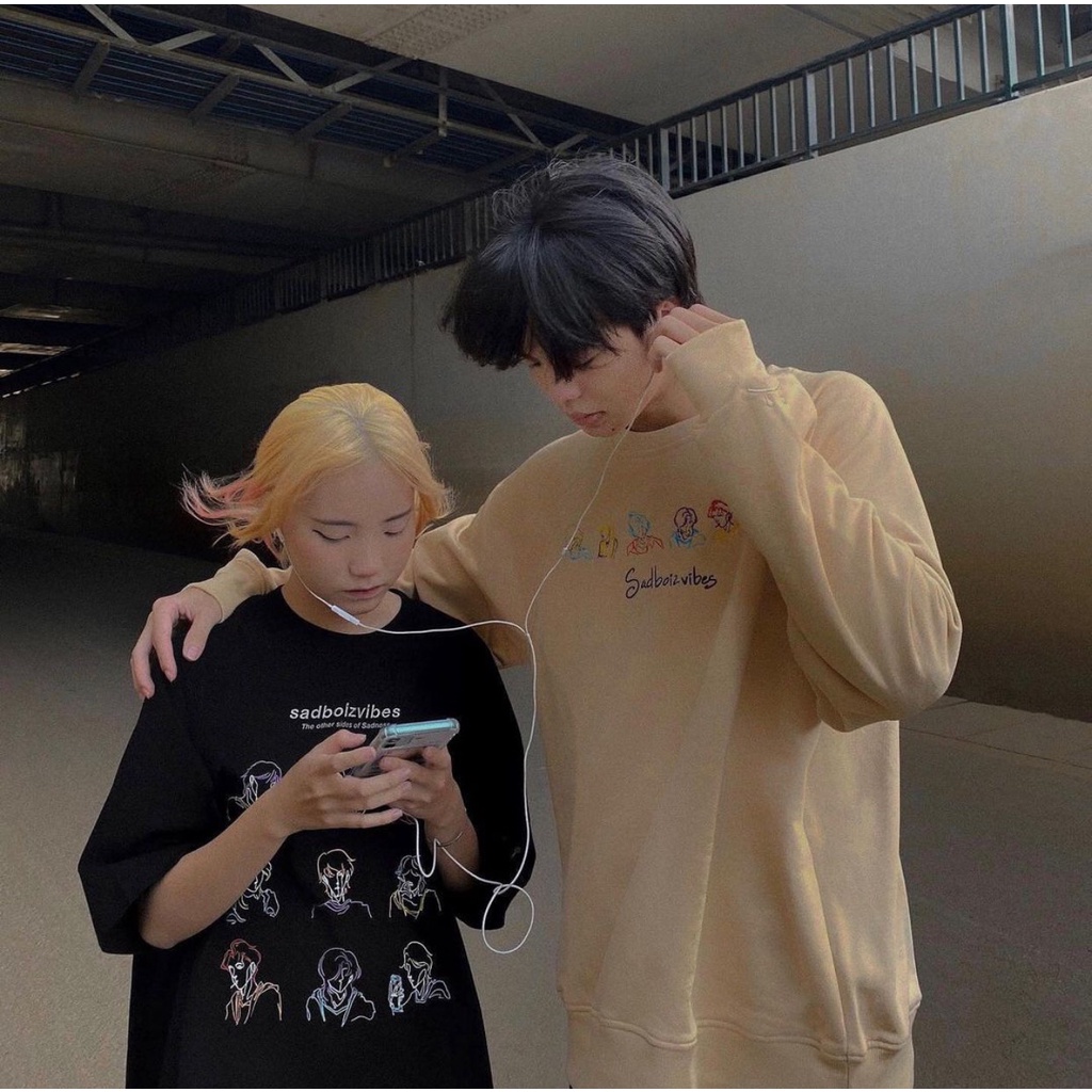 SADBOIZ - Áo thun SADBOIZVIBES TOSS/ BLACK Local Brand Son.Saigon