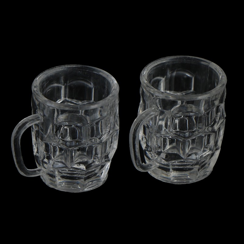 Set 2 Ly Rượu mini Tỉ Lệ 1: 12 Cho Nhà Búp Bê