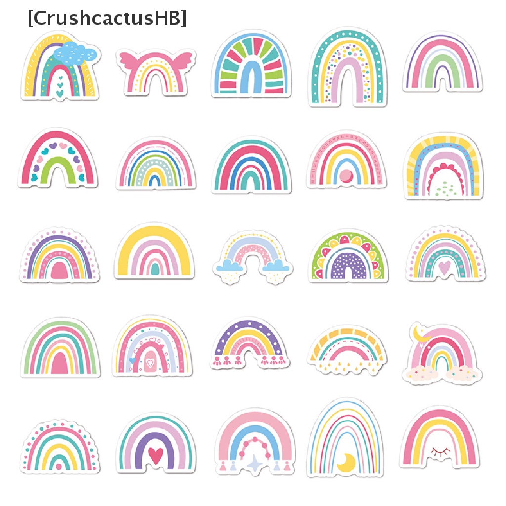 [CrushcactusHB] 50 Miếng Dán Graffiti Nàng Tiên Cá Động Vật Đại Dương Cho Notebook Xe Máy Bán Chạy