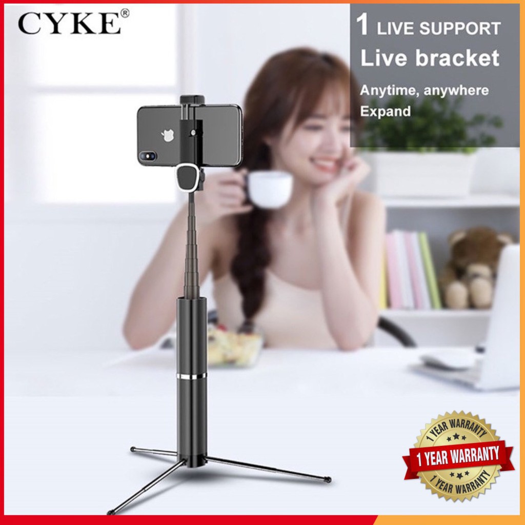✇Gậy tự sướng Selfie CYKE bluetooth kiêm chân đế điện thoại chiều dài | BigBuy360 - bigbuy360.vn