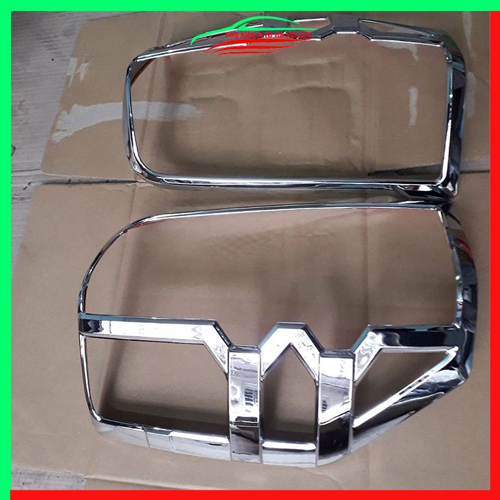 Ốp viền đèn pha hậu mạ crom Triton 2019-2020 chống trầy trang trí bảo vệ xe