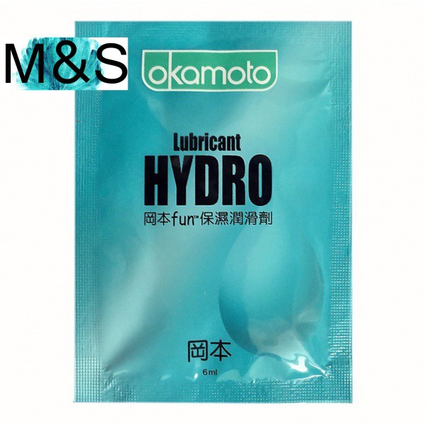 hàng trong kho   Bán sỉ  giá  đặc  biệt   Gel bôi trơn okamoto lubricant hydro ( Gói 6ml )[M&S]
