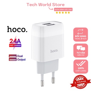 Củ sạc nhanh iOS HOCO C73A (5V-2.4A), cốc sạc nhanh cho điện thoại ipad, Xiaomi, Samsung Type C