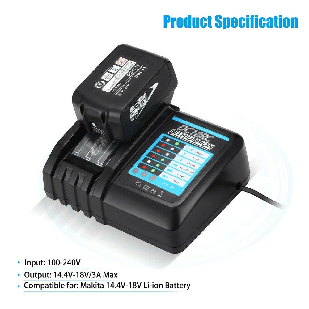 Bộ Sạc Pin Máy Khoan Makita 10.8V BL1815 BL1860 BL1430 US / EU / UK Chuyên Dụng