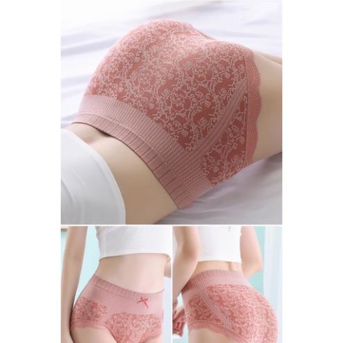 ❤️ Quần Lót Nữ Lưng Cao Viền Phối Ren Nơ Họa Tiết Hoa Văn Tinh Tế 285 ❤️