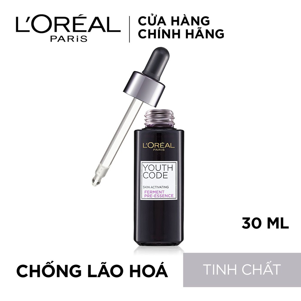 Hoạt chất tươi trẻ làn da chống lão hóa L'Oreal Paris Youth Code Skin Activating Ferment Pre-Essence 30ml | WebRaoVat - webraovat.net.vn