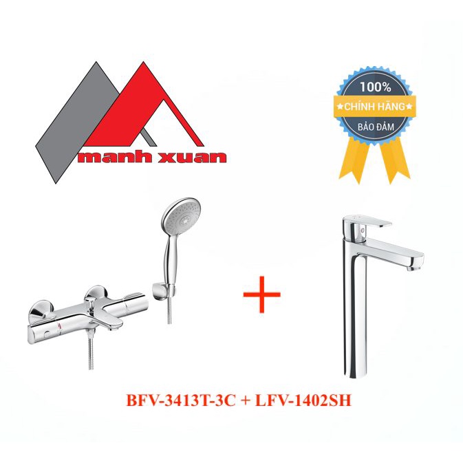 Combo trọn bộ INAX BFV-3413T-3C + LFV-1402SH