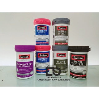 Swisse Women’s/ Men Ultivite Multivitamin Nam/Nữ