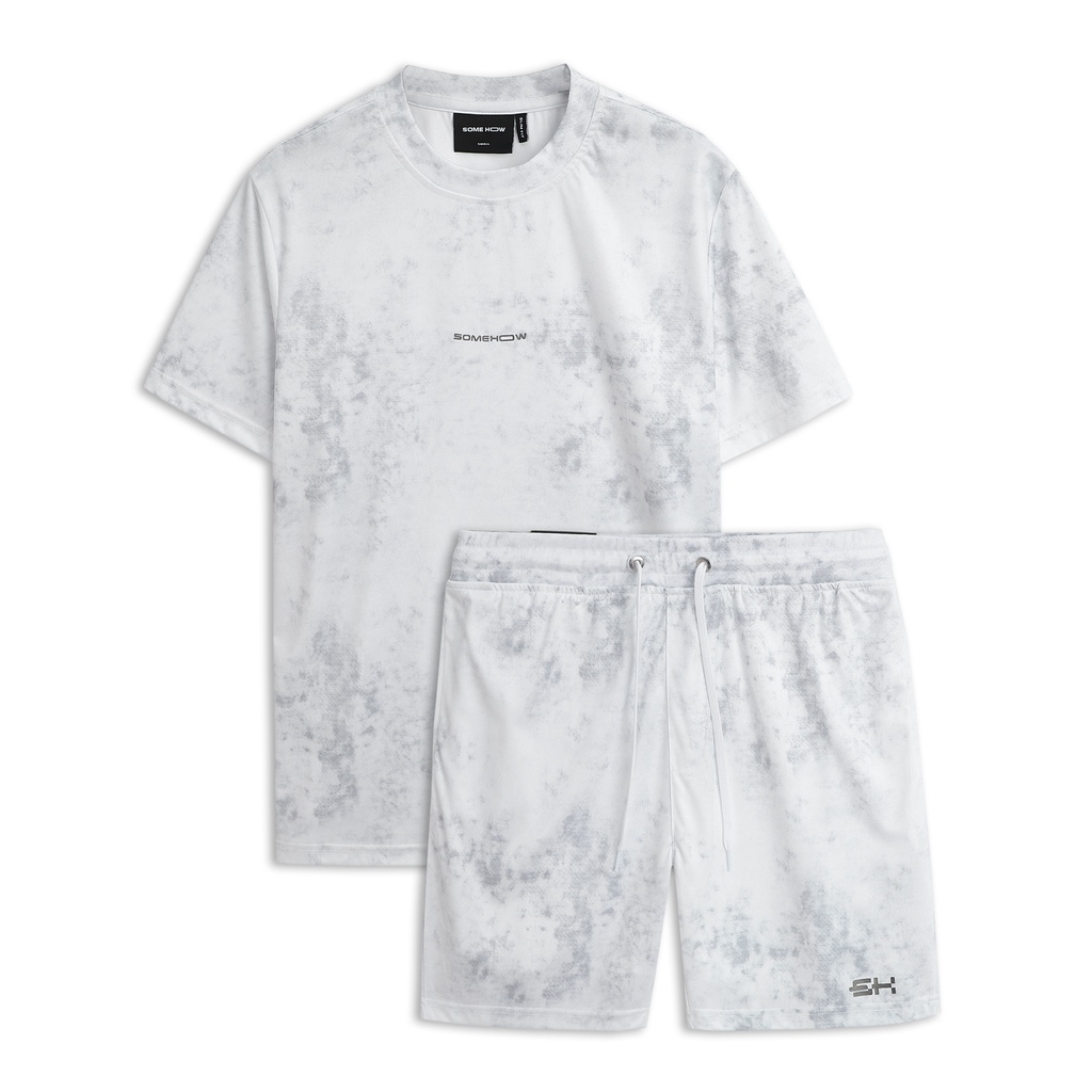 Set Nam T-shirt Short Regular Tie Dye , Chất Vải Cotton thoải mái  , SB001051,SOMEHOW