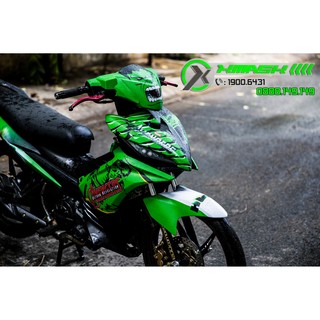 Decal Tem Trùm Xe Exciter 135 Mẫu Hulk