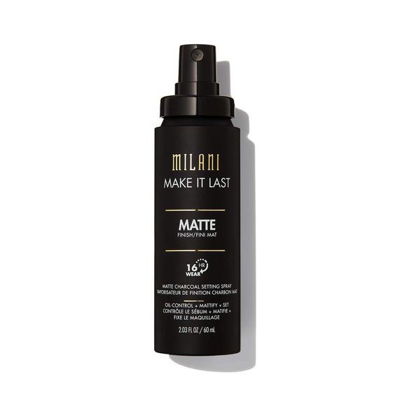 Xịt Makeup Milani Make It Last Matte Charcoal Setting Spray New (60ml)