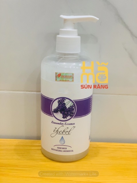 Nước rửa tay diệt khuẩn Lavender The Bol, chai lớn 280ml